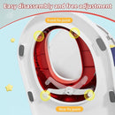 Potty Training Toilet Seat with Kids Step Stool Anti-Slip Toddler Potty Seat with Soft Cushion, Baby Potty Training Set Toddlers Toilet Seat for Boys and Girls (DarkBlue) by TinyTreasures Baby Boutique