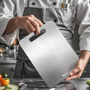 3 Pack Titanium Cutting Board - 100% Pure Titanium Cutting Boards For Kitche,Easy to clean, Double-sided food-grade Cutting Board For Meats, Fruits And Vegetables (M+L+XL) by CozyNest Decor