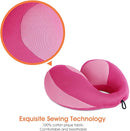 INFANZIA Kids Chin Supporting Travel Neck Pillow, Helps Support Head and Neck, Comfortably Designed for Head, Neck, and Chin Support - Gifts for Toddler/Child/Kids, Pink by TinyTreasures Baby Boutique