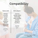 CERES CHILL Mini Breastmilk Chiller Demigoddess, Up to 12 oz. Reusable Storage Container, Keeps Milk at Safe Temperatures for Up to 16 Hours, Bottle Cooler, Connects w/Most Pumps (Rose Gold) by TinyTreasures Baby Boutique