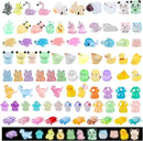 90 Pcs Mini Resin Animals Glow in The Dark Miniature Figures for Garden Accessories,for Craft,Garden Decoration, Goodie Bag Fillers Party Favors Decorations by GreenHaven Gardens