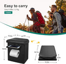 Upgrade XL Portable Toilet for Adults, Extra Large Portable Travel Floding Toilet, Camping Tall Toilets with Lid for Adults and Kids Compact Potty for Car,Hiking,Beach and Camping by TinyTreasures Baby Boutique