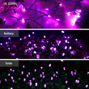 Brizled Purple Halloween Lights, 33ft 100 LED Halloween Lights Outdoor, Connectable Purple String Light 120V UL Certified Christmas Tree Light, Indoor Xmas Light for Xmas Tree Party Home Decorations by TinyTreasures Baby Boutique