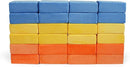 The Original Premium Plush Building Block for Kids - Certified Safe Foam Blocks in Luxuriously Soft Fabric Covers - Set of 24 (B.O.Y.) by TinyTreasures Baby Boutique