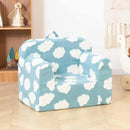 ALIMORDEN Kids Ultra-Soft Snuggle Foam Filled Chair, Toddler Cuddly Reading Couch, Blue by CozyNest Decor