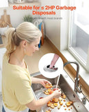 VEVOR Garbage Disposal Air Switch Kit, 2.5" Sink Top Air Switch for Food Waste Disposal, Polished Stainless Steel ON/OFF Air Push Button for Waste Disposer - Suitable for Stainless Steel Countertops by CozyNest Decor