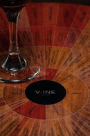 Wine Wheel Handcrafted Wood For Both Amateurs And Connoisseurs A Guide To On Tasting Identifies Prim by The Wine Savant