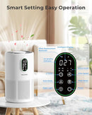 Air Purifiers for Home Large Room up to 1650 ft², WESTHEY H13 True HEPA Air Purifier for Bedroom with Night Light, Air Quality Monitor, Fragrance Sponge, Air Cleaner for Wildfire Smoke Dander Dust by TinyTreasures Baby Boutique