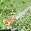 1/2 Inch Brass Sprinklers Head,Heavy Duty Water Sprinkler for Yard with 360 Degree Large Area Coverage Irrigation, Adjustable Impact Sprinklers Head Nozzle for Grass Patio Garden Irrigation by GreenHaven Gardens
