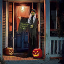 AW Animated Halloween Decorations,Scary Witch,6 FT Life Size Standing Clown,Motion/Sound Activated LED Eyes Creepy Sound,Haunted House Props,Party Outdoor Indoor Lawn Yard Patio 2025 by CozyNest Decor
