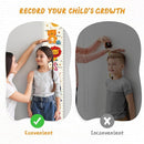 Personalized Name Growth Chart Wall Decor for Kids – Canvas Removable Height Chart Measuring Ruler 59" x 7.9" （Animals） by TinyTreasures Baby Boutique