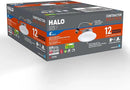 HALO LTE 4 Inch Indoor/Outdoor Recessed LED Trim Can Light, 3000K - Contractor Value Pack (12-Pack) - LTE46930-12PK by GreenHaven Gardens