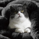 BEDELITE Faux Fur Throw Blanket for Couch, Soft and Cozy Luxurious 3D Striped Fluffy Blanket, 770GSM Thick Warm Plush Fuzzy Faux Rabbit Fur Blanket for Women Gift (Black, 60"x 80") by CozyNest Decor