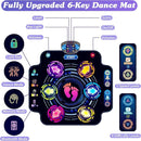 【Upgraded】KIZJORYA Dance Mat for Kids, Electronic Light-up Dance Pad with Wireless Bluetooth 5 Speeds 9 Levels, Dancing Mat for Toddlers Music Game Dance Toy for Girls Boys 3 4 5 6 7 8 9 10+ Year Old by TinyTreasures Baby Boutique