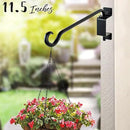 AJART Bird Feeder Hangers Outdoor: Swivel Hanging Plant Bracket for Indoor Wall Mount 12 Inch - 2 Pieces Hummingbird Feeder Hook for Flower Basket by GreenHaven Gardens