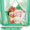 Monobeach Princess Tent Girls Green Large Playhouse Kids Castle Play Tent with Star Lights Gift Toy for Children Indoor and Outdoor Games by TinyTreasures Baby Boutique