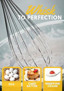 MegaWise 5-in-1 Hand Blender Set with Variable Speed Control, 400W Immersion Blender - Includes Whisk, Milk Frother, Chopper, and Beaker for Smoothies, Soups, and Baby Food (RED) by TinyTreasures Baby Boutique