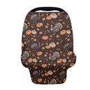 Binienty Hanksgiving Turkey Pumpkin Stretch Car Seat Covers for Babies Infants, Breathable Stretch Baby Stroller Cover Canopies Thankful Car Seat Cover by TinyTreasures Baby Boutique