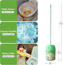Toilet Bowl Cleaners Bottle Bathroom Toliet Bowl Cleaner with Fresh Jasmine Scent Cute Dinosaur Shaped Toilet Tank Cleaner (Green) by CozyNest Decor