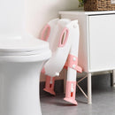Potty Training Seat with Step Stool Ladder, SKYROKU Potty Training Toilet for Kids Boys Girls Toddlers - Comfortable Safe Potty Seat with Anti-Slip Pads Ladder Pink by TinyTreasures Baby Boutique