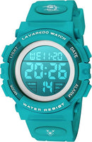 Kids Watch,Boys Watch for 3-15 Year Old Boys,Digital Sport Outdoor Multifunctional Chronograph LED 50 M Waterproof Alarm Calendar Analog Watch for Children with Silicone Band,Kids Gift by TinyTreasures Baby Boutique