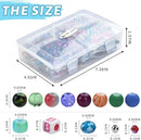 Glass Beads for Jewelry Making,1400Pcs Over 120 Different Pattern Beads Bulk, Include Crystals Beads, Crackle Beads, Letter Beads, Bicone Bead, Spacer Beads for Bracelet Earring Necklace DIY Crafts by TinyTreasures Baby Boutique
