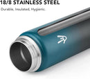 Enerbone 32 oz Insulated Water Bottle, Stainless Steel Bottle with Carrying Strap, Double-Wall Vacuum Insulation Design, Leakproof Sports Bottle with Straw, Keep Drinks Cold or Hot for Hours