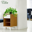 Tiita 2 Pack Fake Plants Artificial Scindapsus Aureus in Pots, Realistic Fake Greenery Potted Plants for Home Office Desk Window Sill Bathroom Bedroom Outdoor Indoor by CozyNest Decor