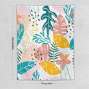 ICMOLYYENLO Tropical Green Leaves Tapestry, Exotic Leaves Beautiful Bedroom Wall Hanging, Floral Poster Blanket for Bedroom Living Room Dormitory Apartment 30x40 Inch by CozyNest Decor