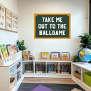 Sports Room Decor for Boys, Baseball Basketball Wall Decor Banner, Wall Hanging Banner Flag, Inspirational Game Day Wall Flag Home Playroom Boys Room Decor, Banner for Room by TinyTreasures Baby Boutique