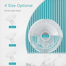 Paruu P10 Hands Free Breast Pump Wearable, 338mmHg Strong Suction, Low Noise, 4 Modes & 9 Levels, Electric Breast Pump Portable, Smart Display, 19/21/24/28mm Insert/Flange, 2 Pack (White) by TinyTreasures Baby Boutique