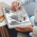 TOHETO Portable A4 Tracing LED Copy Board, Cordless Battery Powered 5 Levels Brightness Light Box Rechargeable Light Board for Tracing Weeding Vinyl X-ray Viewing Sketching Diamond Painting (Grey) by TinyTreasures Baby Boutique