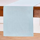 Solino Home Linen Table Runner 120 Inches Long - 100% Pure Linen Ice Water Dining Table Runner 14 x 120 Inch - Fete by CozyNest Decor