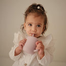 mushie 100% Silicone Training Cup & Straw for Toddlers | 6 Months+ (Blush) by TinyTreasures Baby Boutique