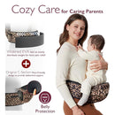 Momcozy Hip Seat Baby Carrier - Adjustable Waistband with Original 3D Belly Protector, Ergonomic Carrier with Various Pockets for Newborns & Toddlers up to 45lbs (Leopard, Medium) by TinyTreasures Baby Boutique