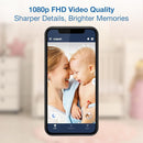 VTech 2-Cameras Smart WiFi Baby Monitor with 1080p FHD Video, Free App with Motion Video, Sound/Motion Detection and Notifications, 7" IPS Display with Split-Screen, Pan-Tilt-Zoom: Smart HQ Max Twin by TinyTreasures Baby Boutique