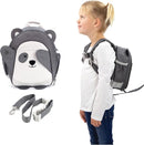 Lulyboo Toddler Backpack Leash - Baby Walking Harness & Anti-Lost Wrist Tether - Kids Backpack 5 Storage Pockets and 2 Adjustable Child Leashes for Kids 1, 2,3,4,5,6,7 Years Old - Ultra-Soft - Panda by TinyTreasures Baby Boutique
