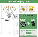 Nacome Solar Garden Lights for Outside – Landscape Decor,Yard Patio Decoration, Waterproof Swaying Bumble Bee(2Pack), Mom Gifts for Women by GreenHaven Gardens