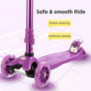 3 Wheel Scooter for Kids Ages 6-12,Kids Scooter with Light Up Wheels, Sturdy Deck Design, and 4 Height Adjustable Suitable for Kid Ages 3-12 by TinyTreasures Baby Boutique