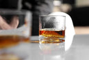 Mount Rainier Heavy Crystal Whiskey Glasses Gift Set of 2, Thick Freezable Bourbon Glass 1lb Each, Premium Whiskey Gifts for Men, Frozen Crystal Chills Cocktails, 10 oz by CozyNest Decor