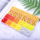 1600PCS Softball Sports Ball Polymer Clay Beads Charms for Friendship Bracelets Making Kit Cute Fun Beads DIY Arts Crafts Birthday Gifts for Kids Girls Softball Bead by TinyTreasures Baby Boutique