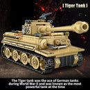 1030 Piece WW2 Army Tanks Toy Building Sets,Create a German Panzer 38T and a German Tiger Tank Toys,Adult Collectible Model Tanks Sets to Build,Christmas Birthday Gifts for Boys,Teens,Adults by TinyTreasures Baby Boutique