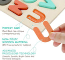 Wooden Puzzles for Toddlers, Kesletney Wooden Alphabet Number Shape Learning Puzzles for Kids, Preschool Educational Toys Gift for Boys Girls Ages 3 4 5 6 Years Old by TinyTreasures Baby Boutique