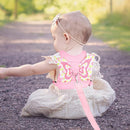 Accmor Toddler Harness Leash, 3 in 1 Cute Butterfly Kids Leash + Anti Lost Wrist Link, Adorable Child Walking Harness Wristband Assistant Soft Strap Belt Protector for Baby Girls to Outdoor Travel by TinyTreasures Baby Boutique