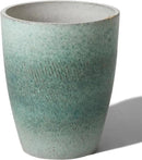 Emissary Home and Garden Bullet 11.5 in. Coastal Splash Ceramic Round Planter (11.5 in. L x 11.5 in. W x 14 in. H) with Drainage Hole by CozyNest Decor