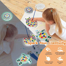 EggSun 8Pcs Stepping Stones Painting Craft Kit for Kids 4 8 6, DIY Garden Stones Outdoor Paint Your Own Ceramic Unicorn Arts and Crafts for Boys Girls Ages 4 7 9 10 12 Birthday Gifts by TinyTreasures Baby Boutique