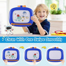 Smasiagon Toddler Girl Boy Toys for 1 2 3 Year Old Girls Boys Magnetic Drawing Board Educational Learning Toys for 18 Month Old Girls Boys Birthday Christmas Gifts (Royal Blue) by TinyTreasures Baby Boutique