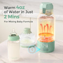 Momcozy Portable Milk Warmer for Travel – Dual Heating Modes for Breast Milk & Water, Portable Bottle Warmer with Fast Heating & Long Battery Life, 17 Ounces Large Capacity to Meet Your All-Day Needs by TinyTreasures Baby Boutique