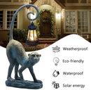 Resin Monkey Statue with Solar Light - Whimsical Garden Decor, Good Luck Gifts for Women,Outdoor Statues Yard Decor for Patio,Porch,Home - Unique Housewarming Gifts by GreenHaven Gardens