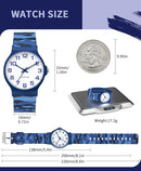 Kids Analog Watch Boys Girls, 30M Waterproof, Sports Watch for Boys, Easy to Read Children's Thin Dial Wrist Watches with Soft Band, for Ages 5-15 Kids Great Birthday Gifts Christmas Day by TinyTreasures Baby Boutique